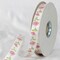 The Ribbon People White and Pink Floral Printed Ribbon 0.75" x 110 Yards